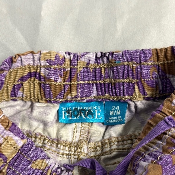 The Children's Place - Purple and Brown Shorts - Picture 2 of 4